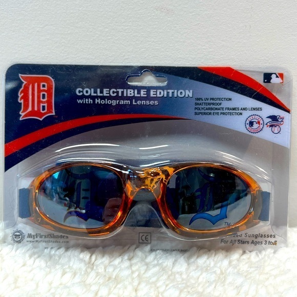 My First Shades MLB Detroit Tigers Collectible Hologram Lenses Sunglasses - Picture 1 of 8